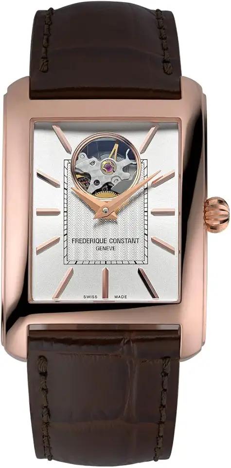 Frederique Constant 男士's 自動機械 Classics, Rose Gold-Tone 不鏽鋼 Case with White Dial (Model: FC-311S4C4)